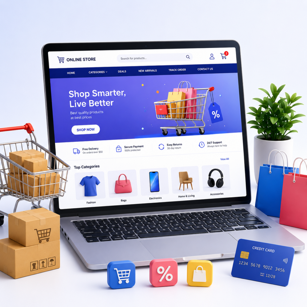 e commerce website